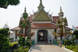 Guardians at the Entrance of Wat Arun in Bangkok |Thailand