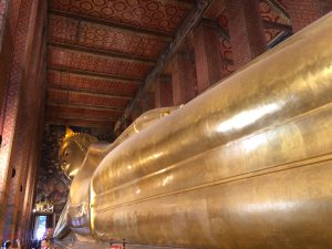 Golden Buddha inside Wat Pho, Bangkok | Thailand