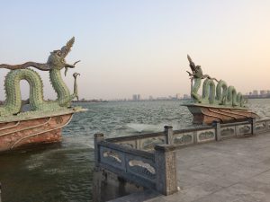 ...With View of Ha Noi Downtown over the Lake ...