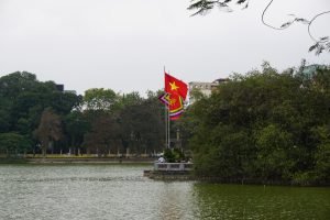 Communist Flags all over Hanoi City | Vietnam