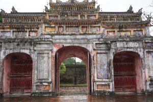 Gate to Closed Area Recemtly Restored but too much Rain | Vietnam