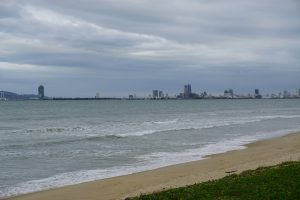 View of Da Nang and Chinese Beach towards South | Vietnam