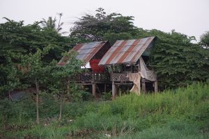 Home of our Hosts above the River...