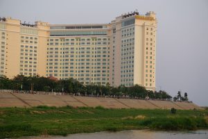 ...With Impressing Sokha Phnom Penh Hotel at River Mouth...