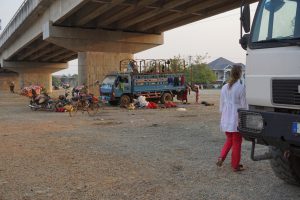 Camping under the Bridge together with Poor Dealers in Stung Treng | Cambodia