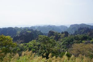 View over Karts Formations in Khamouane Close to Vietnam Border | Laos