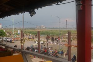 View over Vientiane "Skyline" from a Fine Beergarden in Vientiane | Laos