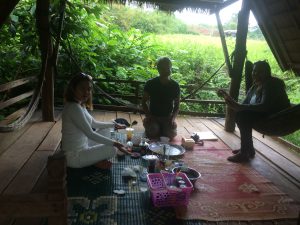 ...Dining Outdoors is a Standard in Tropic Cambodia