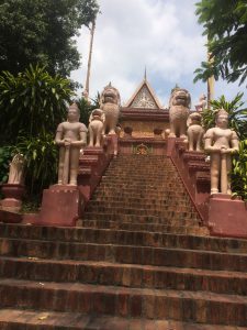 These Visits into History Require a Visit of Wat Phnom Temple Established 1372 on Phnom Penh Hill and Park in Phnom Penh 