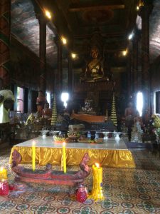 ...And Make Sacrifices to Buddha inside of Wat Phnom Temple 