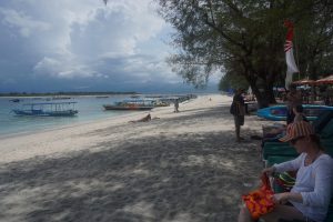 ...and nice Beaches but almost no Wildlife anymore at Gili Tranangan