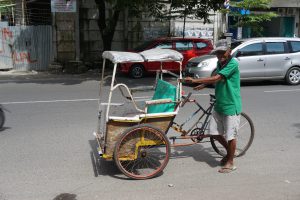 Our Riksha Driver Brought us to Old and New Ports...