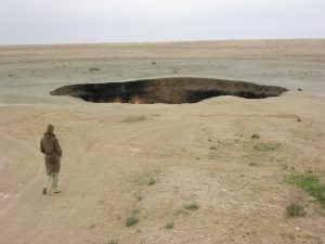 Famous Gas Crater of Karakum | Türkmenistan