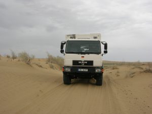 Sandy Track through Karakum | Türkmensiatn