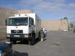 City Wall Camp in Chiva | Uzbekhistan