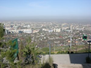 View over Polluted Almaty at 7 am | Kazakhstan