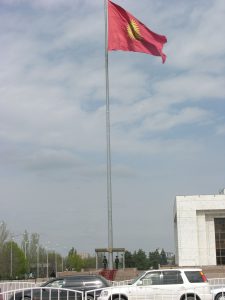 National Guard in Front of Presidential Palace in Bishkek | Kyrgyzstan