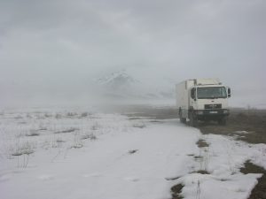 3.300 m above Sea Level in March Means: Snow | Kyrgyzstan