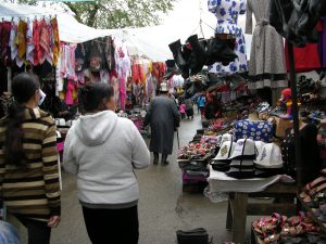 Osh Bazar with Body and Headgear... | Kyrgyzstan