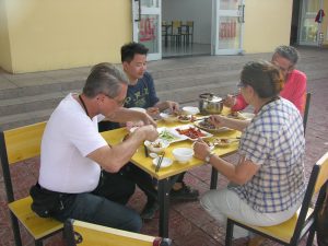 Lunch at a Gas Station together with our Guide Shang | China