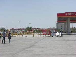 Xinjiang Petrol Stations are Secure, Passport and Security Check | China