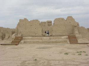 Clay Temple Ruins ... at Taklamakan | China