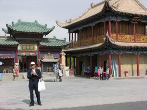 Temple insiede Jiayu Guan Castle | China