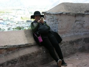 And Modern ones doing Selfies at Potala | China