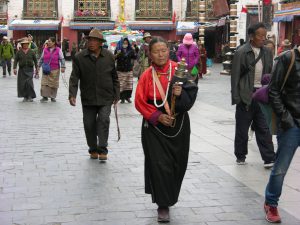 Kora around Pilgrim's Market in Lhasa | China