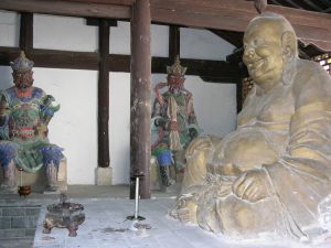 Fat Golden Buddha in Tuan Chan Temple, Restored | China