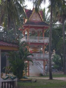 Bell Tower in Vientiane at Mekong River | Laos