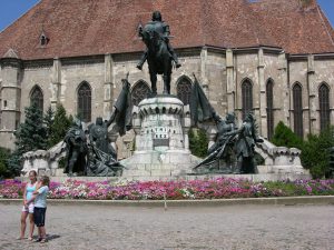King Mathias Memorial in Cluj | Romania