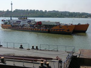 Ferry Boat Crossing Danube | Romania