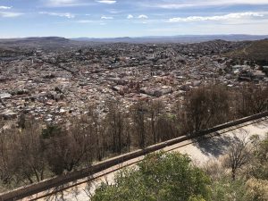 Zacatecas and Cathedral from Above