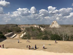 View over the Archaelogical Site with Nunnery...